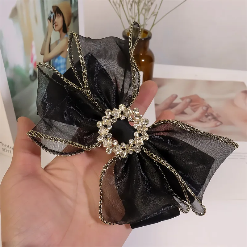 JIANYINGSHU Organza Hair Clips Women's-7