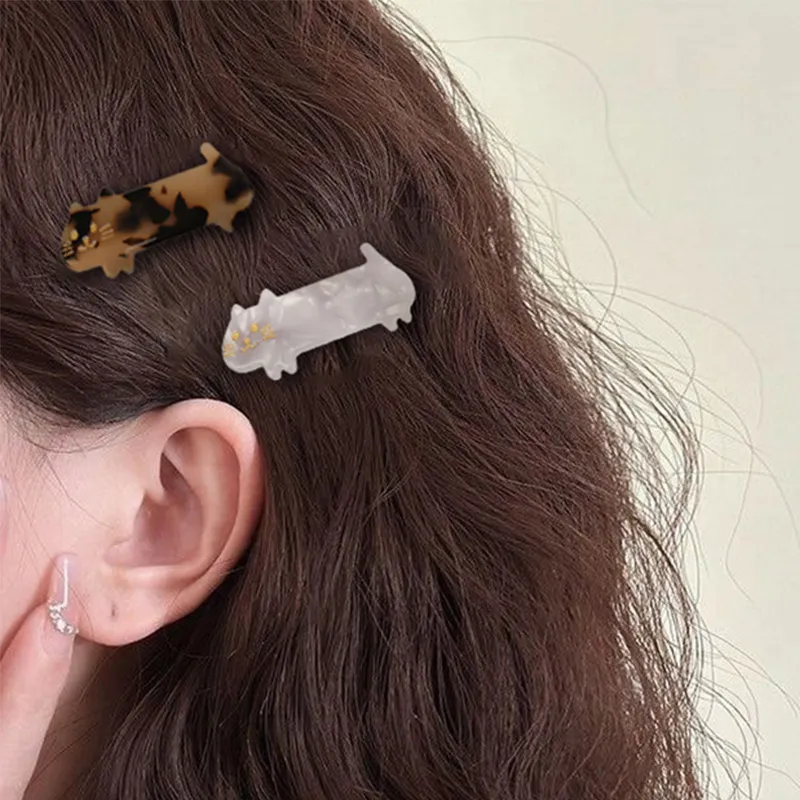 JIANYINGSHU Acrylic Hair Clips Women's-9