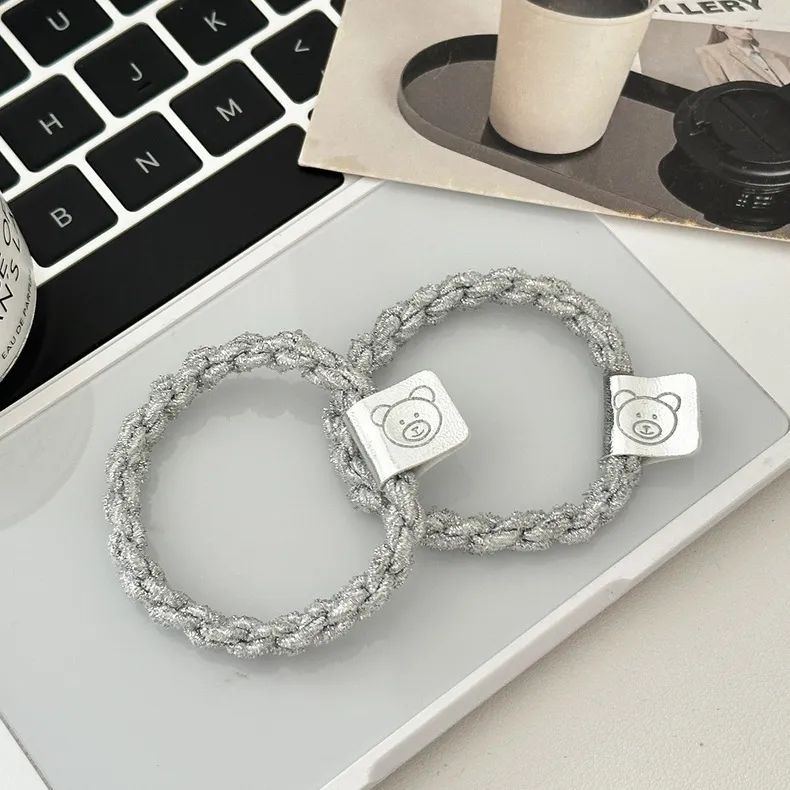 JIANYINGSHU Alloy, Hair Clip, Fabric Hair Tie Women's-5