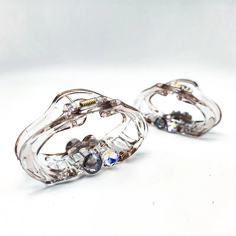 JIANYINGSHU Alloy+Faux Diamond Hair Clips Women's-5
