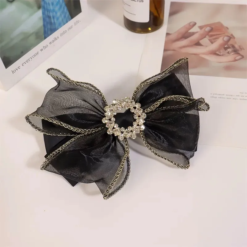 JIANYINGSHU Organza Hair Clips Women's-6