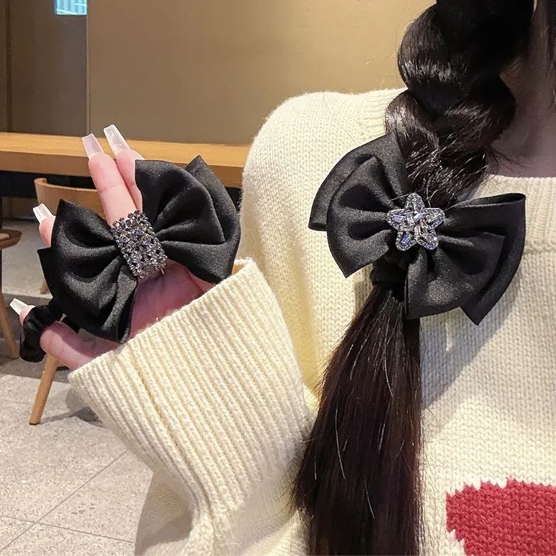 JIANYINGSHU Satin Hair Tie Women's-4
