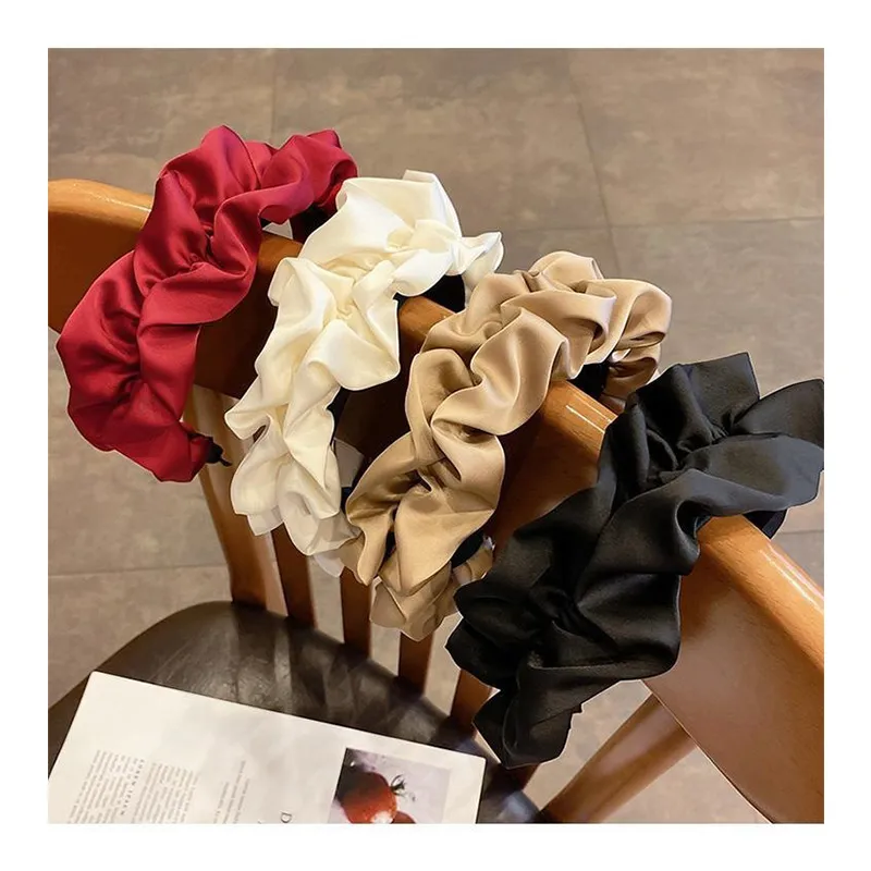 JIANYINGSHU Satin Headbands Women's-4