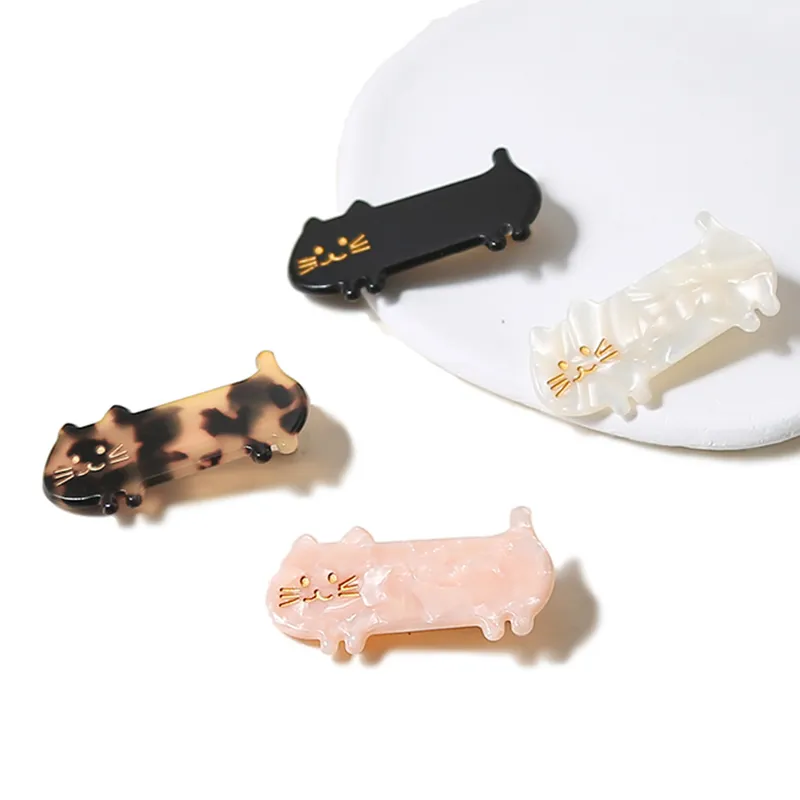 JIANYINGSHU Acrylic Hair Clips Women's-15
