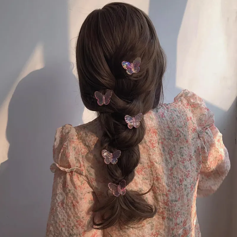 JIANYINGSHU Acrylic Hair Clips Women's-2