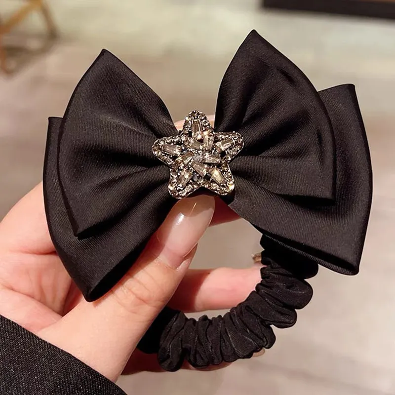 JIANYINGSHU Satin Hair Tie Women's-1
