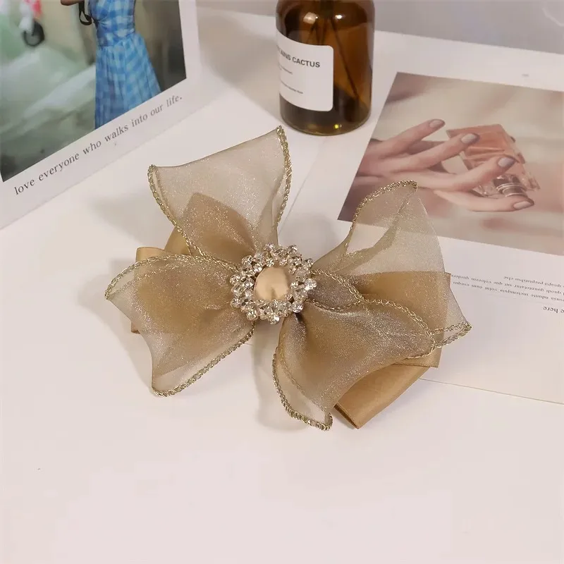 JIANYINGSHU Organza Hair Clips Women's-10