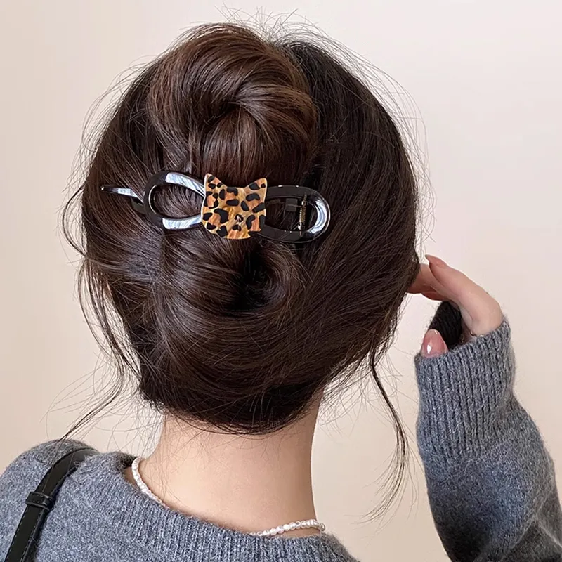 JIANYINGSHU Acrylic, Stainless Steel Hair Clips Women's-2