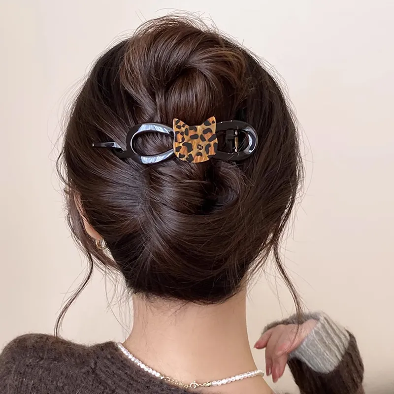 JIANYINGSHU Acrylic, Stainless Steel Hair Clips Women's-1