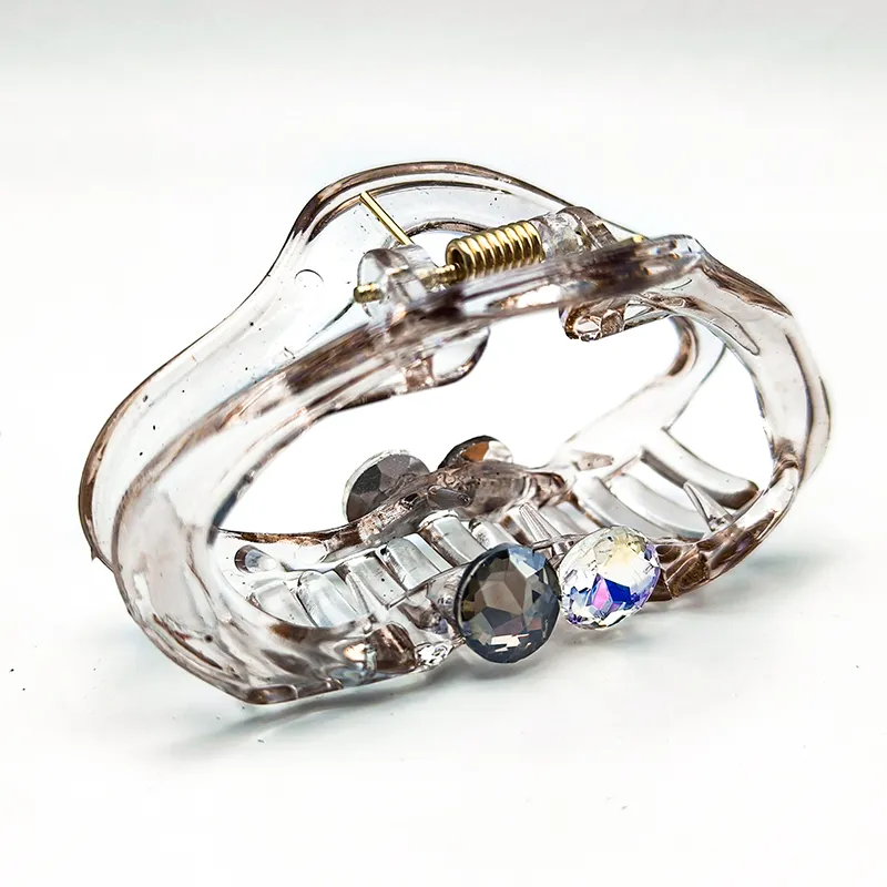 JIANYINGSHU Alloy+Faux Diamond Hair Clips Women's-4