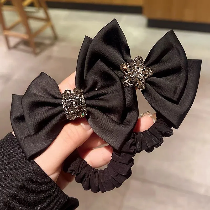 JIANYINGSHU Satin Hair Tie Women's-2