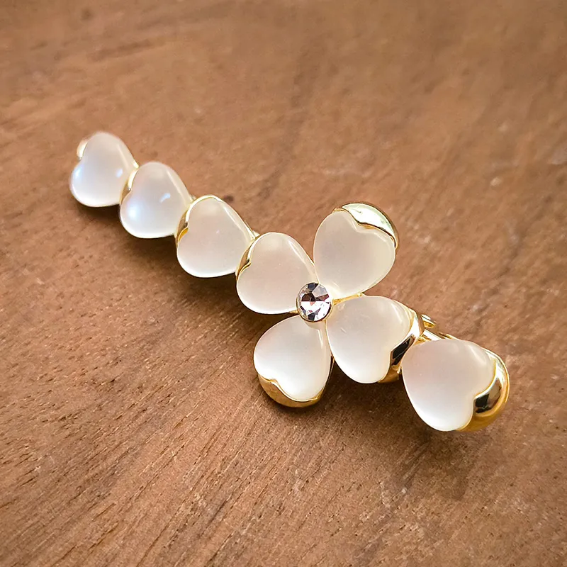 JIANYINGSHU Alloy+Faux Diamond Hair Clips Women's-1