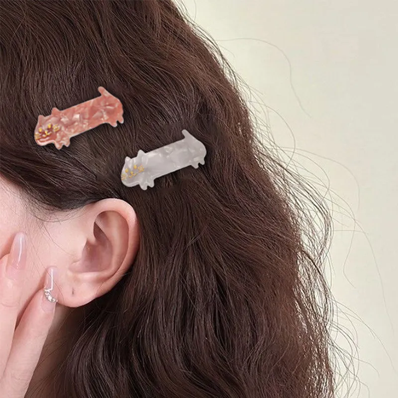 JIANYINGSHU Acrylic Hair Clips Women's-14