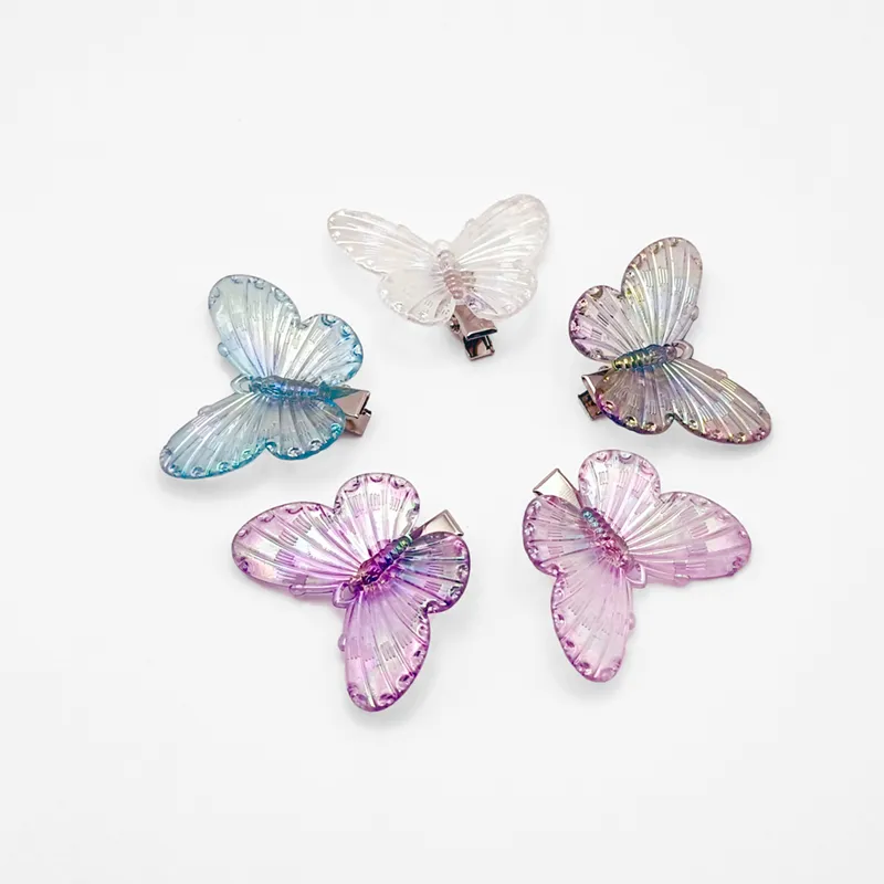 JIANYINGSHU Acrylic Hair Clips Women's-1
