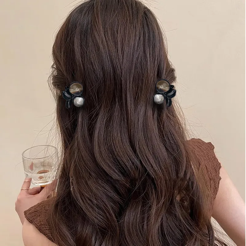 JIANYINGSHU Acrylic Hair Clips Women's-5