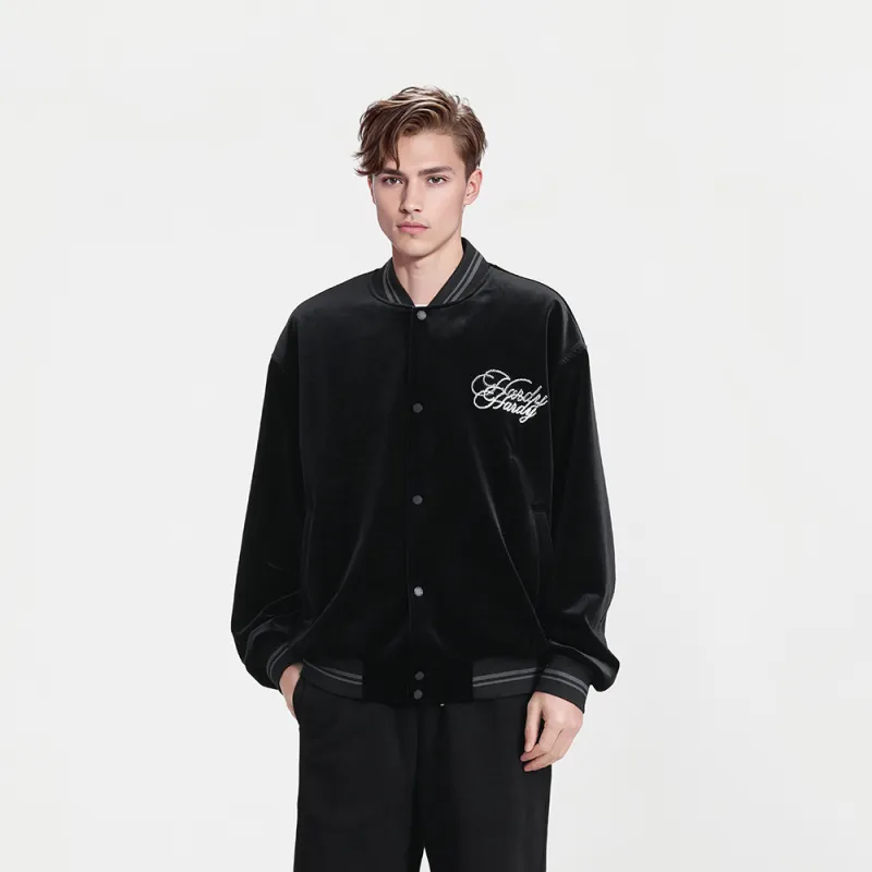 HARDY HARDY Baseball Jacket Unisex Black-6