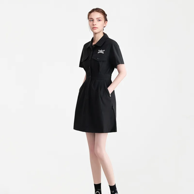 HARDY HARDY Short Sleeved Dress Women's Black-4