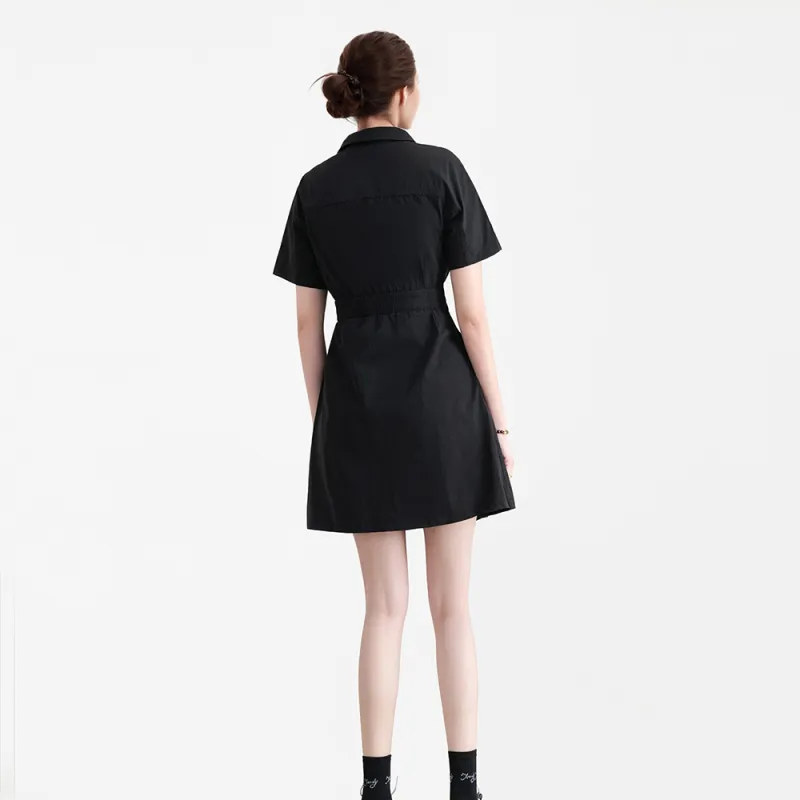 HARDY HARDY Short Sleeved Dress Women's Black-5