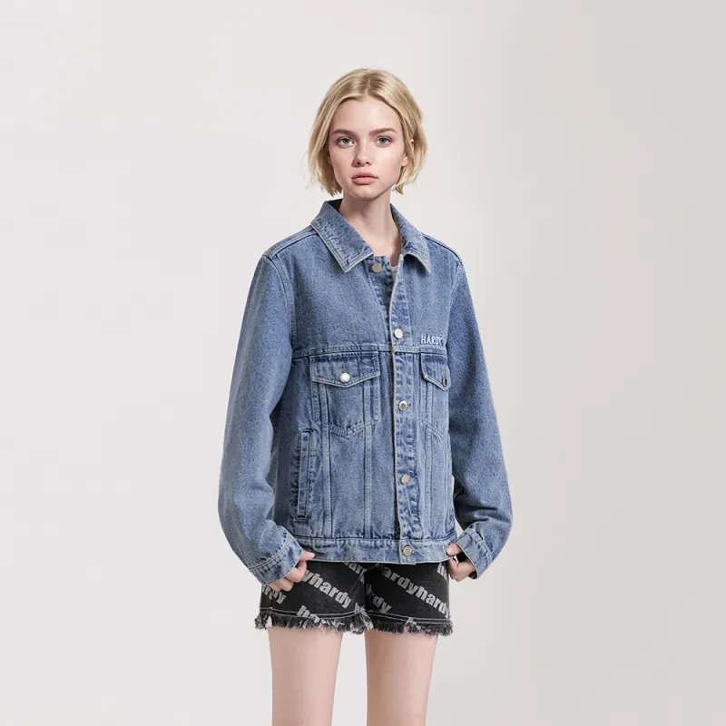 HARDY HARDY Denim Jacket Unisex Denim Blue-5
