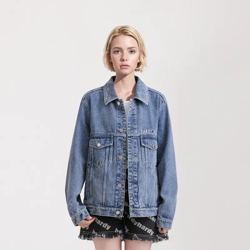 HARDY HARDY Denim Jacket Unisex Denim Blue-2