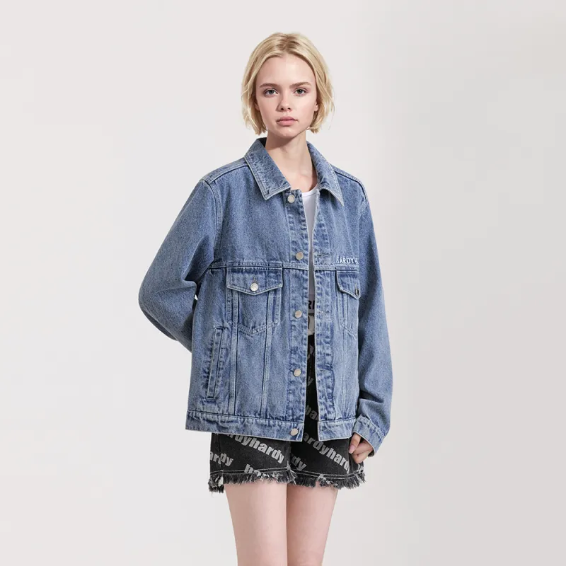 HARDY HARDY Denim Jacket Unisex Denim Blue-3