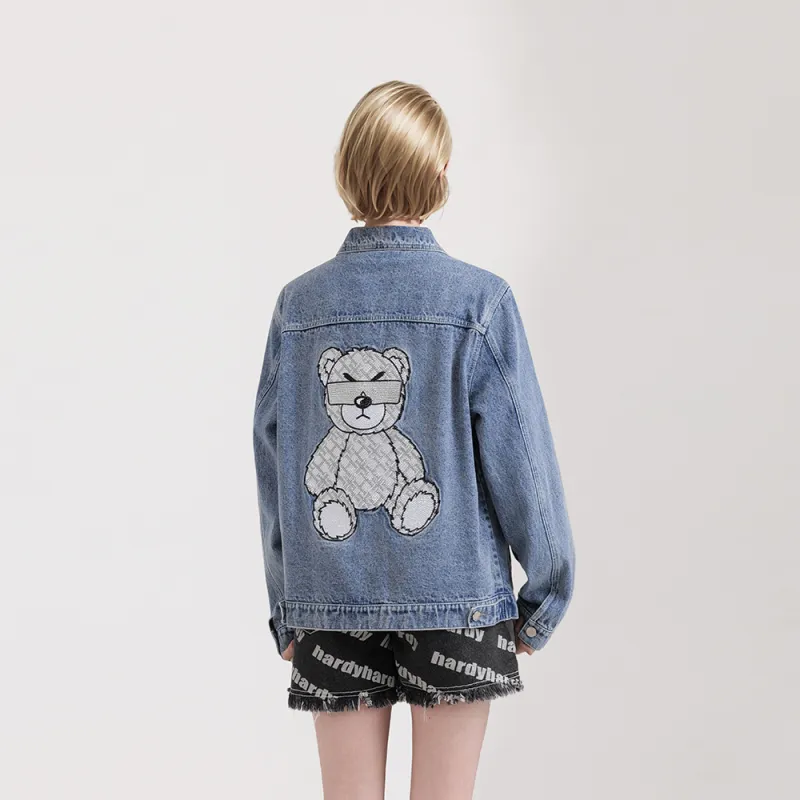 HARDY HARDY Denim Jacket Unisex Denim Blue-6
