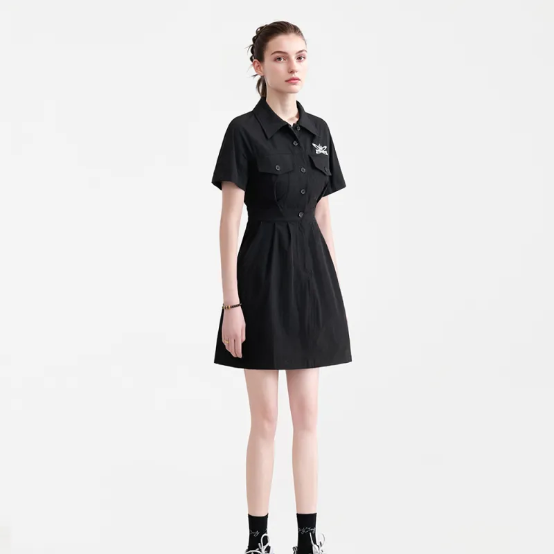 HARDY HARDY Short Sleeved Dress Women's Black-3