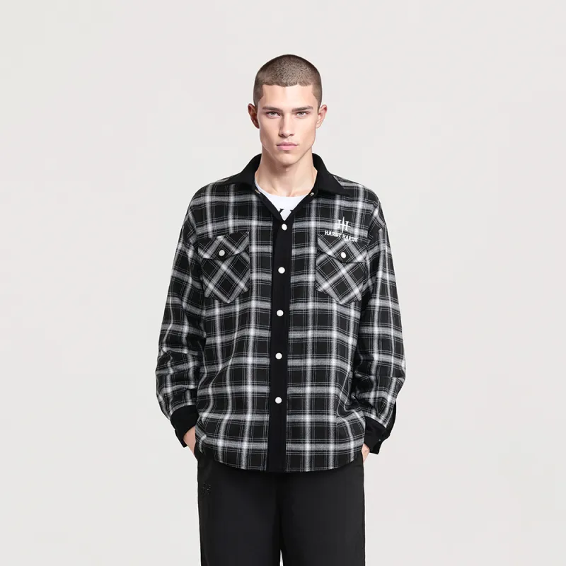 HARDY HARDY Jacket Unisex Levi's & Black & Gray Plaid-6