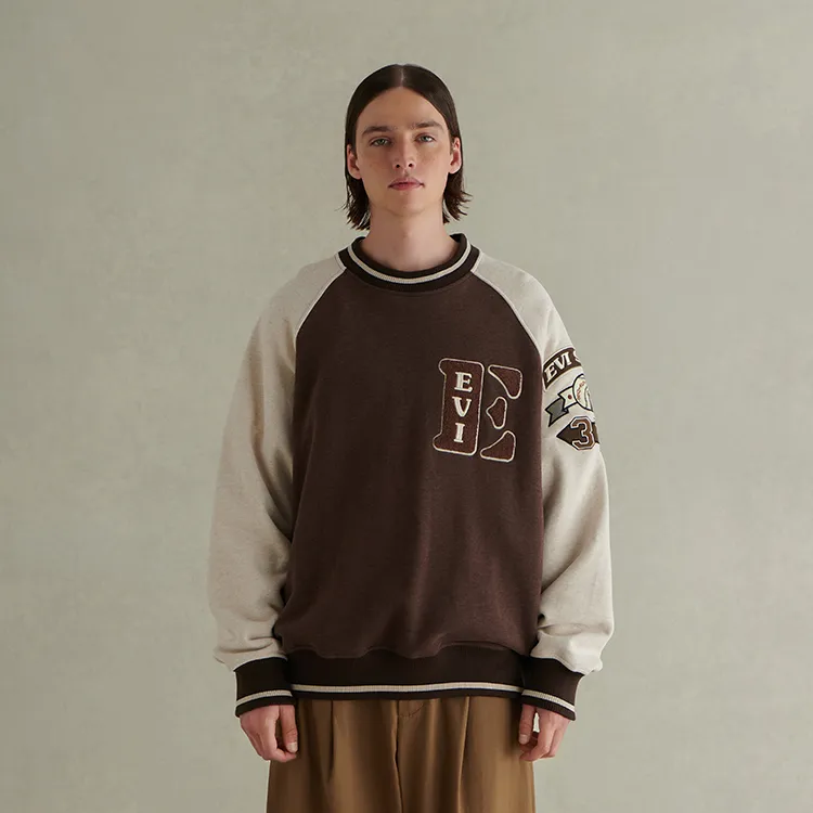 EVISTUB Sweatshirt Men's Brown Multicolor-2