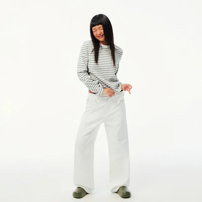 EVISTUB Jeans Women's White-2