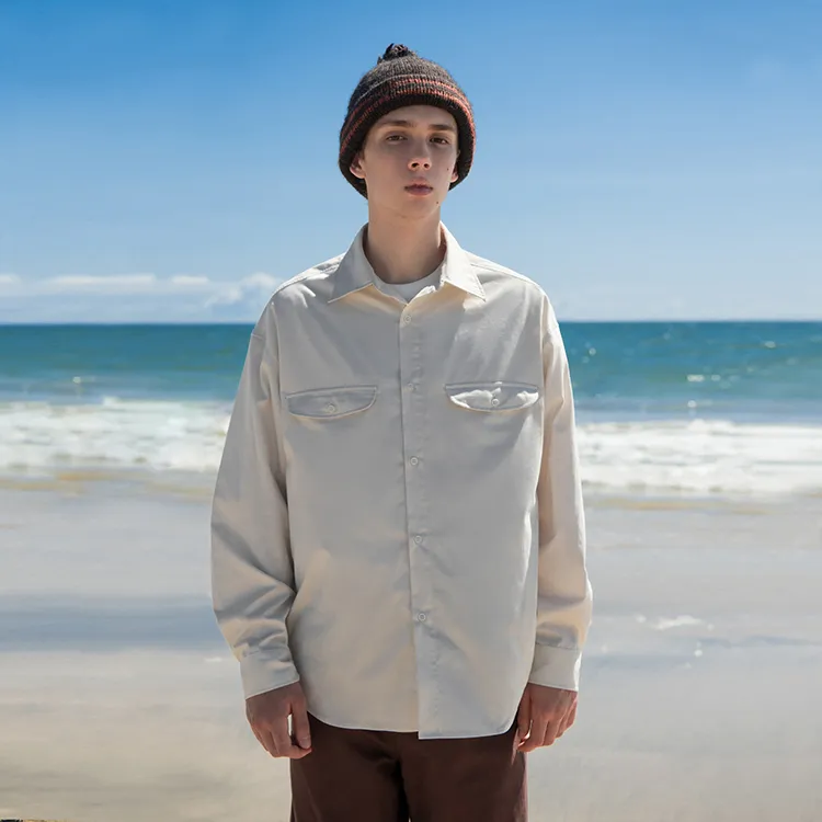 Evi Stub FW23 Shirt Men's Beige-3