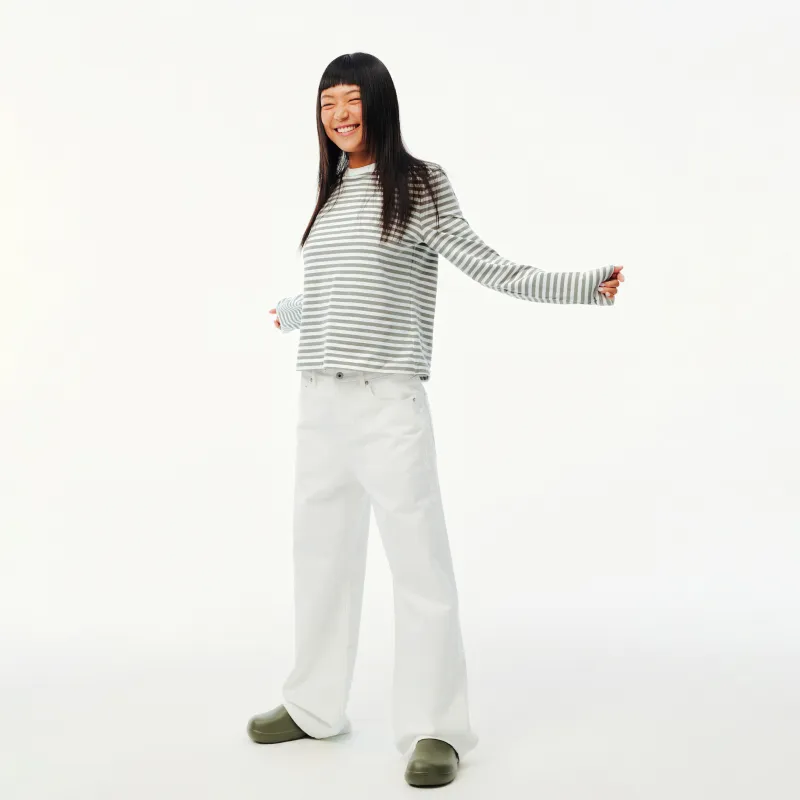 EVISTUB Jeans Women's White-3