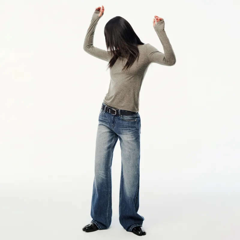EVISTUB Long Sleeved T Shirt Innerwear Base Top Women's-4