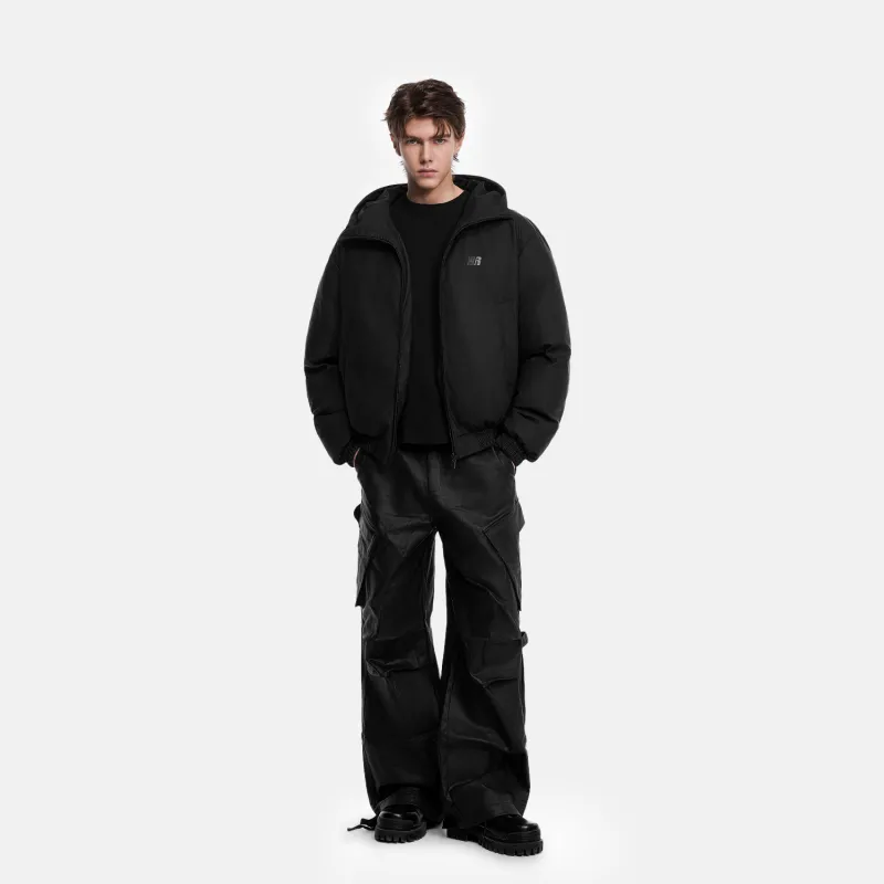FDR Basic R Series Puffer Jacket Unisex Black-4