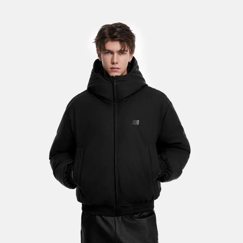FDR Basic R Series Puffer Jacket Unisex Black-3