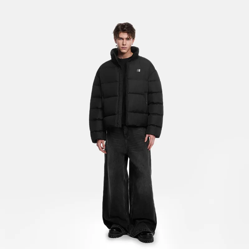 FDR Basic R Style Collection Embroidered R Style Collection Down Jacket Unisex-3