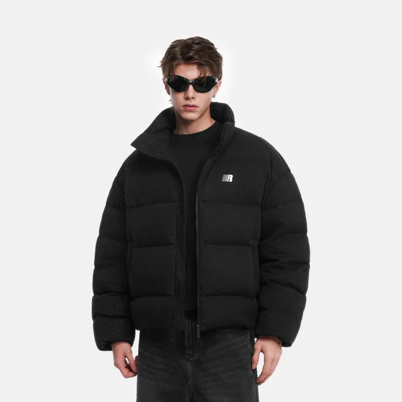 FDR Basic R Series Puffer Jacket Unisex Black-2