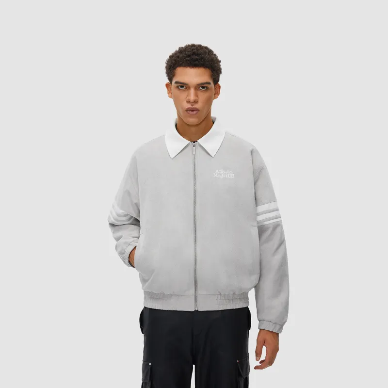 FDR Jackets & Coats Unisex Silver Gray-4