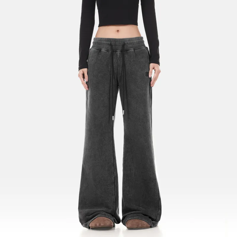 FDR Casual Pants Unisex Washed Black-3