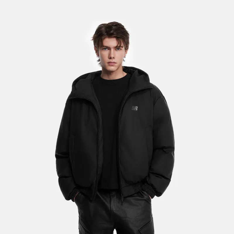 FDR Basic R Series Puffer Jacket Unisex Black-2