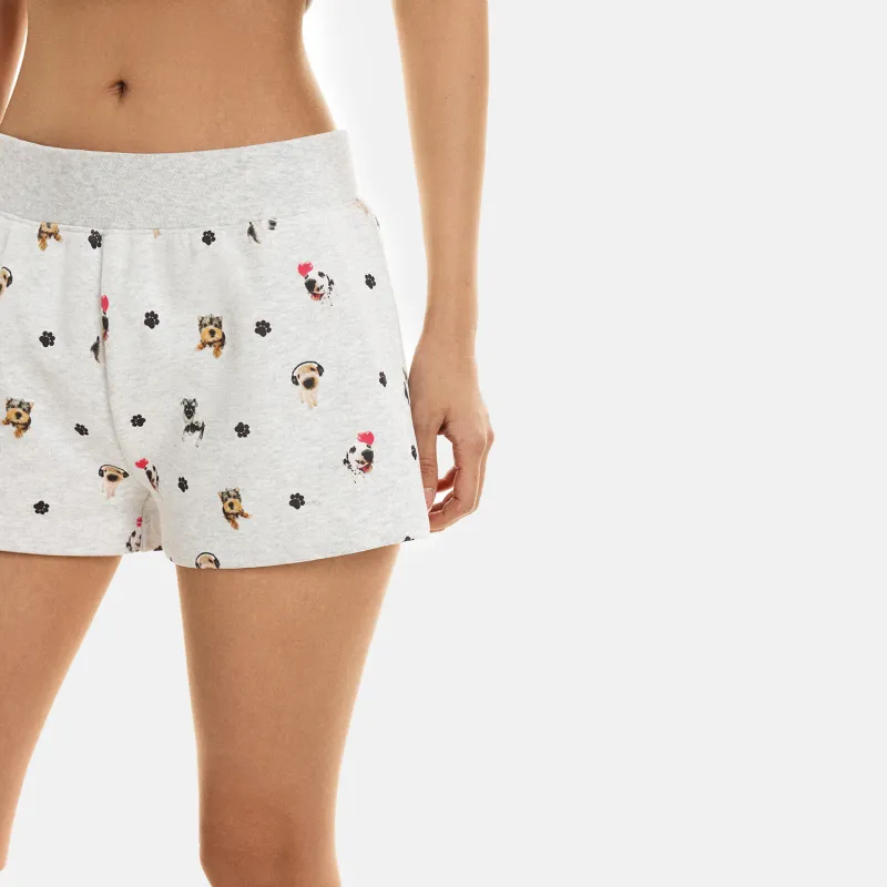 FDR Casual Shorts Women's White Gray-6