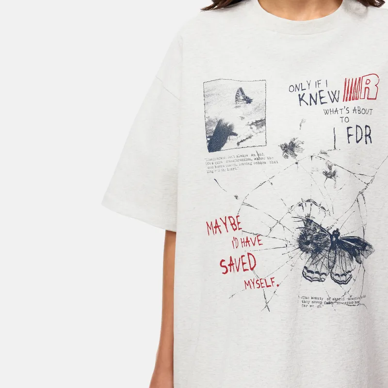 FDR T Shirts Unisex White Gray-2