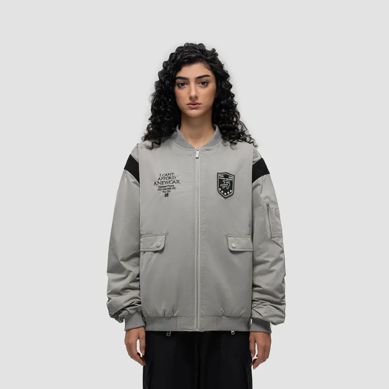 FDR Baseball Jacket Unisex Gray-1