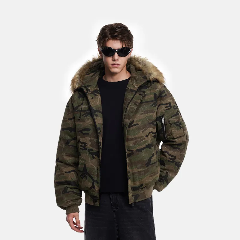 FDR Puffer Jacket Unisex Camouflage-3