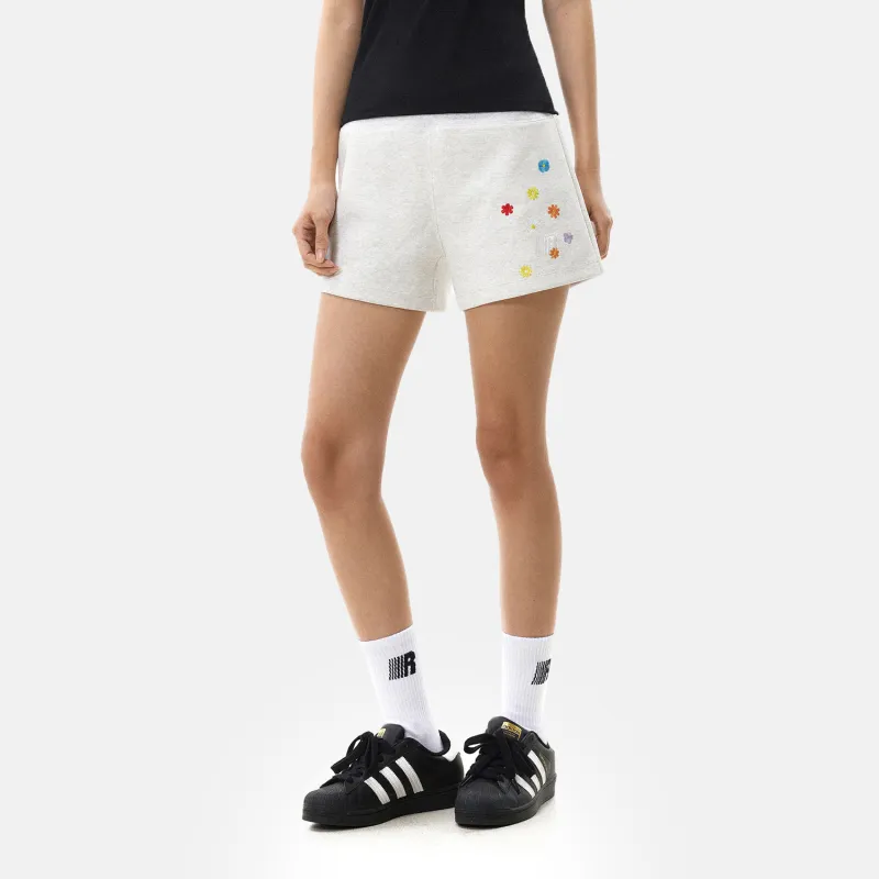 FDR Casual Shorts Women's White Gray-3