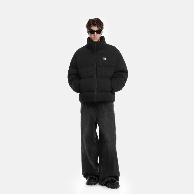 FDR Basic R Series Puffer Jacket Unisex Black-4