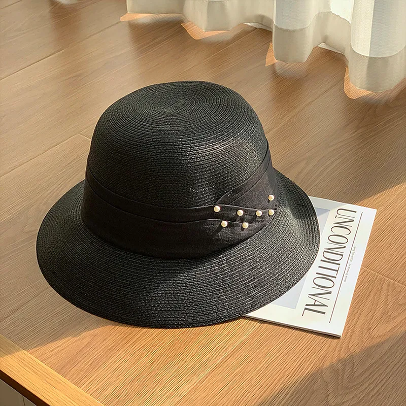Ai Jiawei Paper Reed Sun Protection Hats Women's-3