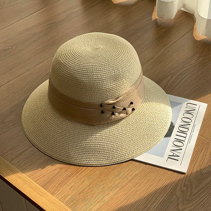 Ai Jiawei Paper Reed Sun Protection Hats Women's-5