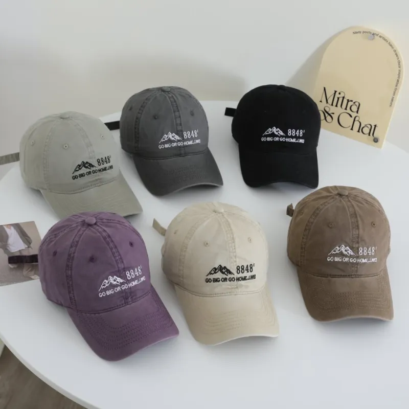 Ai Jiawei Cotton Baseball Caps Unisex-4