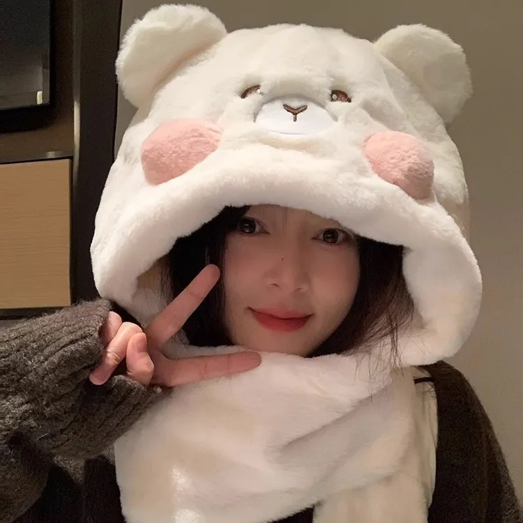 Ai Jiawei Polyester Hoods & Plush Hats Unisex-2